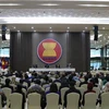 Toàn cảnh cuộc gặp Đại sứ các nước đối tác tại Ban Thư ký ASEAN ngày 15/5/2023. (Ảnh: Đào Trang/TTXVN)