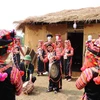 Đồng bào dân tộc Hà Nhì, huyện Mường Tè (Lai Châu) vui chơi trong Ngày hội văn hóa các dân tộc. (Ảnh: Đinh Thùy/TTXVN)