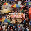 Một khu chợ ở Manila (Philippines). (Ảnh: AFP/TTXVN)