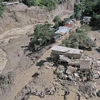 Hiện trường vụ lở đất tại Quetame, Cundinamarca (Colombia). (Ảnh: AFP/TTXVN)