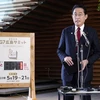Thủ tướng Nhật Bản Fumio Kishida phát biểu với báo giới tại Tokyo ngày 18/5/2023. (Ảnh: Kyodo/TTXVN)