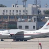 Máy bay của Hãng Hàng không Triều Tiên Air Koryo tại sân bay ở Bắc Kinh (Trung Quốc). (Ảnh: AFP/TTXVN)