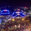 Lễ hội Dinh Cô-Long Hải (Lệ Cô) tại Di tích Dinh Cô thuộc thị trấn Long Hải (Long Điền, Bà Rịa-Vũng Tàu). (Ảnh: TTXVN phát)