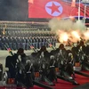 Lễ Duyệt binh kỷ niệm 75 năm thành lập Lực lượng Vũ trang Nhân dân (KPA) của Triều Tiên ở Thủ đô Bình Nhưỡng ngày 8/2/2023. (Ảnh: KCNA/TTXVN)