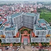 Một dự án nhà ở xã hội ở huyện Đông Anh (Hà Nội), gồm hơn 1.500 căn hộ để bán, cho thuê và thuê mua. (Ảnh: Tuấn Anh/TTXVN)