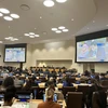 Toàn cảnh Phiên họp của Ủy ban về Các Vấn đề Xã hội, Nhân đạo và Văn hóa của Đại Hội đồng Liên hợp quốc Khóa 78. (Ảnh: TTXVN)