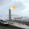Cơ sở khai thác khí đốt tự nhiên hóa lỏng tại đảo Melkoeya (Na Uy). (Ảnh: AFP/TTXVN)
