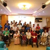 Các thanh niên khuyết tật tiêu biểu tham dự Hội thảo “Thực trạng và giải pháp hỗ trợ thanh niên khuyết tật khởi nghiệp với Chuyển đổi Số” tại Hà Nội, sáng 24/11/2023. (Nguồn: Hà nội mới)
