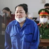 Bị cáo Nguyễn Thị Kim Hạnh tại phiên toà sơ thẩm trong một vụ án buôn lậu, ngày 24/10/2023. (Ảnh: Công Mạo/TTXVN)