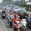Thành phố Hồ Chí Minh sẽ tăng cường các biện pháp xử lý các "điểm đen" về ùn tắc giao thông trên địa bàn. (Ảnh: Tiến Lực/TTXVN)