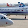 Hiện số lượng chuyến bay quốc tế đến và đi từ Trung Quốc đang ở mức 4.600 chuyến/tuần. (Nguồn: NBC News)