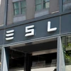 Một cửa hàng của Tesla tại Washington, D.C. (Mỹ). (Ảnh: AFP/TTXVN)