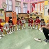 Một lớp học mẫu giáo ở Hong Kong (Trung Quốc). (Ảnh: TTXVN phát)