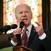 Tổng thống Mỹ Joe Biden phát biểu trong cuộc vận động tranh cử ở Charleston, bang South Carolina ngày 8/1/2024. (Ảnh: AFP/TTXVN)