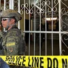Binh sỹ gác tại hiện trường một vụ đánh bom ở tỉnh Lanao del sur, miền Nam Philippines hồi tháng 12 năm ngoái. (Ảnh minh họa: AFP/TTXVN)