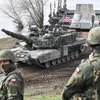 Binh sỹ tham gia cuộc tập trận của NATO tại Korzeniewo, miền Bắc Ba Lan, ngày 4/3/2024. (Ảnh: PAP/TTXVN)