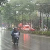 Từ đêm 30/4 đến ngày 1/5, Bắc Bộ và khu vực Thanh Hóa-Nghệ An có mưa rào và dông rải rác. (Ảnh: TTXVN)