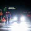 Cảnh sát Thụy Sĩ phong tỏa hiện trường một vụ việc xảy ra ở Essert-Sous-Champvent, ngày 8/2/2024. (Ảnh: AFP/TTXVN)