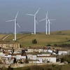 Trang trại điện gió ở gần Toulouse (Pháp). (Ảnh: AFP/TTXVN(