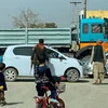 Hiện trường một vụ đánh bom liều chết tại Kandahar (Afghanistan), ngày 21/3/2024. (Ảnh: AFP/TTXVN)