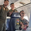 Không quân Indonesia và Không quân Hoàng gia Australia tiến hành huấn luyện chung giám sát trên không ở đảo Bali, ngày 29/5. (Nguồn: Antara)