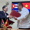 Hội Nông dân Việt Nam và Hội Tiểu nông Cuba ký Biên bản ghi nhớ hợp tác giai đoạn 2025-2030. (Ảnh: Mai Phương/TTXVN)