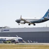 Máy bay 737 MAX của Boeing thực hiện chuyến bay kiểm tra tại Seattle, Washington (Mỹ). (Ảnh: AFP/TTXVN)