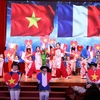 Một tiết mục tại chương trình giao lưu do Hội Hữu nghị Việt-Pháp thành phố Hà Nội tổ chức hồi cuối năm ngoái. (Ảnh: TTXVN phát)