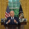 Tổng thống Mỹ Joe Biden phát biểu tại Nhà Trắng, Washington D.C., ngày 14/7/2024. (Ảnh: Getty Images/TTXVN)