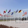 Trụ sở NATO tại Brussels (Bỉ). (Ảnh: Kyodo/TTXVN)