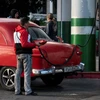 Một trạm xăng ở La Habana (Cuba). (Ảnh: AFP/TTXVN)