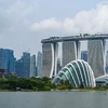 Khu nghỉ dưỡng Marina Bay Sands ở Singapore. (Ảnh: AFP/TTXVN)