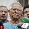 Ông Muhammad Yunus phát biểu với báo giới tại Dhaka (Bangladesh) ngày 3/3/2024. (Ảnh: AP/TTXVN)