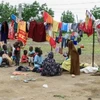 Người dân tại trại tị nạn ở bang Gedaref, miền Đông Sudan ngày 13/7/2024. (Ảnh: Getty Images/TTXVN)