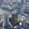 Khung cảnh Sumida nhìn từ tháp Tokyo Skytree. (Ảnh: Nguyễn Tuyến/TTXVN)