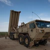 Hệ thống phòng thủ tên lửa tầm cao giai đoạn cuối (THAAD) của Mỹ được triển khai tại Israel hồi năm 2019. (Ảnh: AFP/TTXVN)