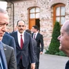 Thủ tướng Đức Olaf Scholz (phải) và Tổng thống Thổ Nhĩ Kỳ Tayyip Erdogan nỗ lực thúc đẩy hợp tác song phương. (Nguồn: DW)