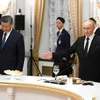 Tổng thống Nga Vladimir Putin và Tổng Bí thư, Chủ tịch Trung Quốc Tập Cận Bình tại Hội nghị BRICS (Nguồn: Kremlin)