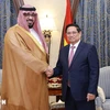 Thủ tướng Phạm Minh Chính tiếp Bộ trưởng Kinh tế và Kế hoạch Saudi Arabia