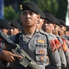 Cảnh sát Indonesia. (Ảnh: AFP/TTXVN)