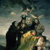 Bức tranh The Witch's Sabbath của Francisco Goya vào thế kỷ 18 là một ví dụ về cách nỗi sợ hãi của xã hội về ma thuật và sự huyền bí ảnh hưởng đến các câu chuyện và tín ngưỡng văn hóa thời bấy giờ. (Nguồn: Bridgeman Images/National Geographic)