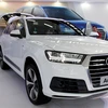 Một bất ngờ từ Audi dành cho khách tham dự triển lãm là mẫu Audi Q7 hoàn toàn mới- huyền thoại quattro. (Ảnh: Doãn Đức/Vietnam+)