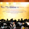 Triển lãm Banking Vietnam 2016 diễn ra sáng 19/5, tại Hà Nội. (Ảnh: Doãn Đức/Vietnam+)