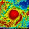 Hình ảnh vệ tinh siêu bão Haiyan. (Nguồn: NOAA) 