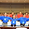 Các đại biểu thanh niên Việt Nam-Trung Quốc tại Liên hoan Thanh niên Việt Nam-Trung Quốc lần thứ nhất. (Nguồn: TTXVN)