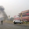 Quảng trường Thiên An Môn bị phong tỏa sau vụ đâm xe chết người hôm 28/10. (Nguồn: AFP)