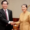 Lãnh đạo Lào tiếp đoàn cấp cao Kiểm toán Nhà nước