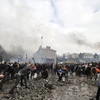 Người biểu tình Ukraine tái chiếm Quảng trường Độc lập 