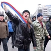 Tuần hành lớn ở Crimea ủng hộ việc sáp nhập vào Nga