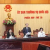 Khai mạc Phiên họp Ủy ban Thường vụ Quốc hội khóa XIII 